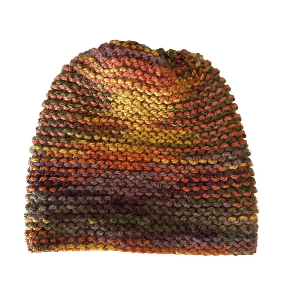 Accessories - Handmade Multicolor Knit Beanie